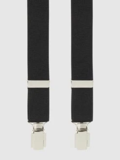 Willen Hosenträger In X-Form - Schwarz