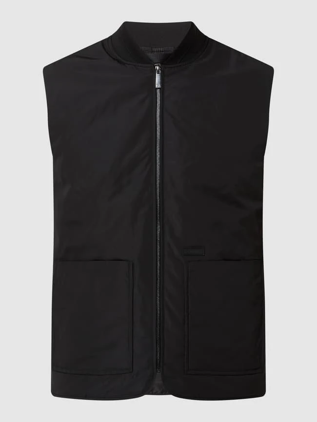 CK Calvin Klein Weste Mit Stehkragen - Schwarz 2 CK Calvin Klein Weste Mit Stehkragen - Schwarz – Bild 2