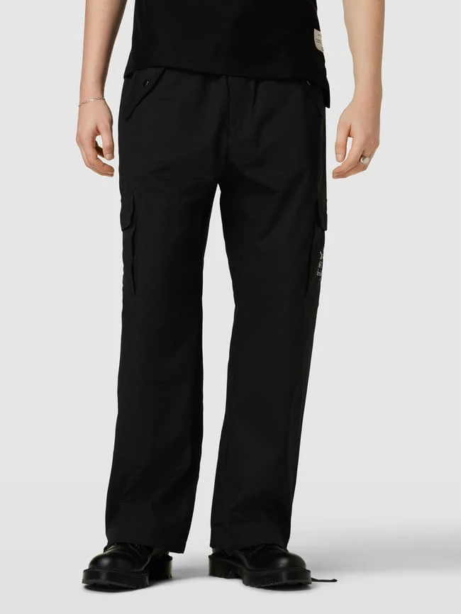 Ed Hardy Cargohose Mit Label-Stitching - Schwarz 4 Ed Hardy Cargohose Mit Label-Stitching - Schwarz – Bild 4