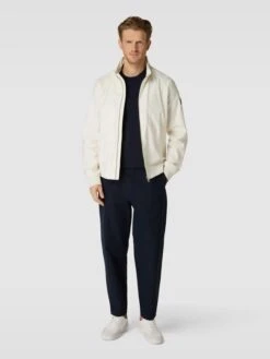 Pierre Cardin Blouson Mit Stehkragen - Ecru