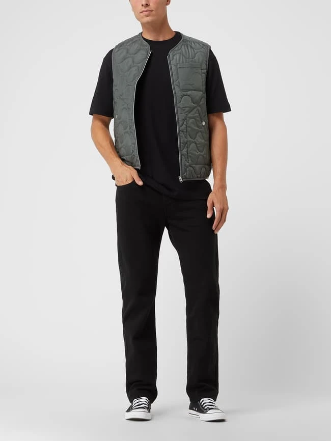 MCNEAL Steppweste Mit Brusttasche - Dunkelgrau 1 MCNEAL Steppweste Mit Brusttasche - Dunkelgrau