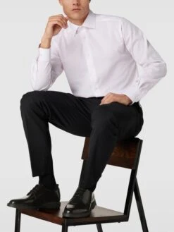 BOSS Derby Mit Schnürverschluss Modell 'Larry' - Schwarz