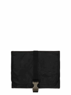 Camel Active Kulturtasche Mit Logo-Stickerei - Schwarz