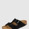Birkenstock Sandalen Aus Veloursleder Modell 'Arizona' - Schwarz