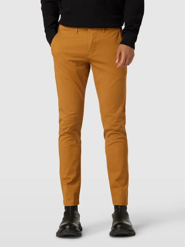 MCNEAL Super Slim Fit Chino Mit Stretch-Anteil - Gold 4 MCNEAL Super Slim Fit Chino Mit Stretch-Anteil - Gold – Bild 4
