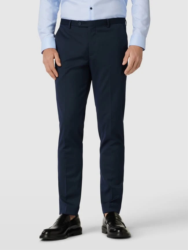 MCNEAL Anzughose Mit Bügelfalten - Marineblau 4 MCNEAL Anzughose Mit Bügelfalten - Marineblau – Bild 4