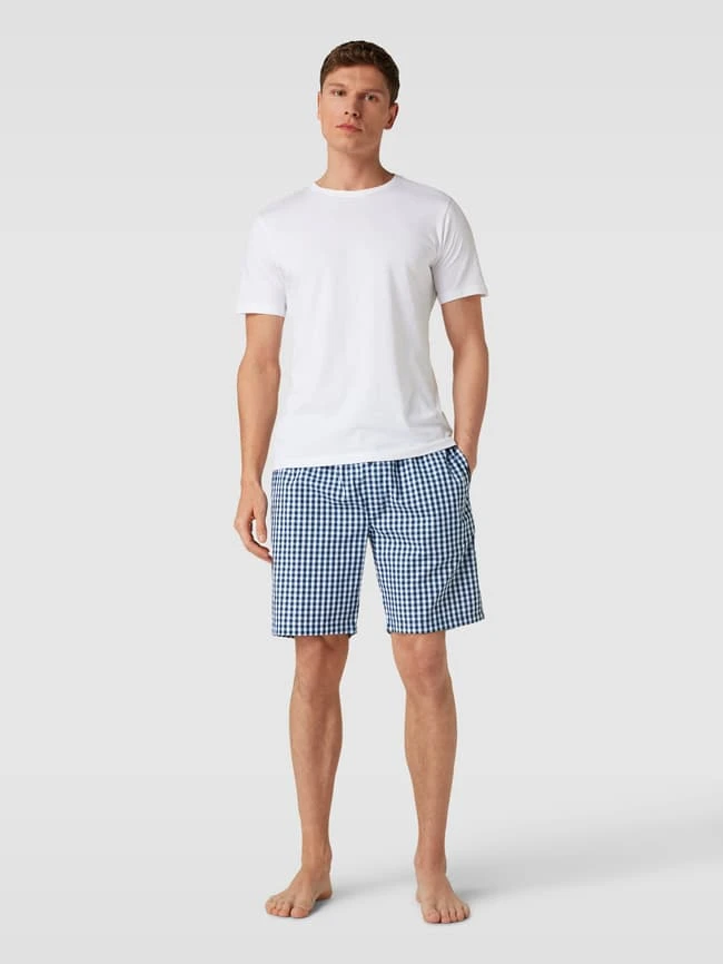 Götzburg Wäsche Pyjama-Shorts Mit Knopfverschluss - Dunkelblau 1 Götzburg Wäsche Pyjama-Shorts Mit Knopfverschluss - Dunkelblau