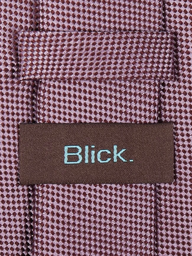 Blick Krawatte Aus Reiner Seide (7 Cm) - Lila 2 Blick Krawatte Aus Reiner Seide (7 Cm) - Lila – Bild 2