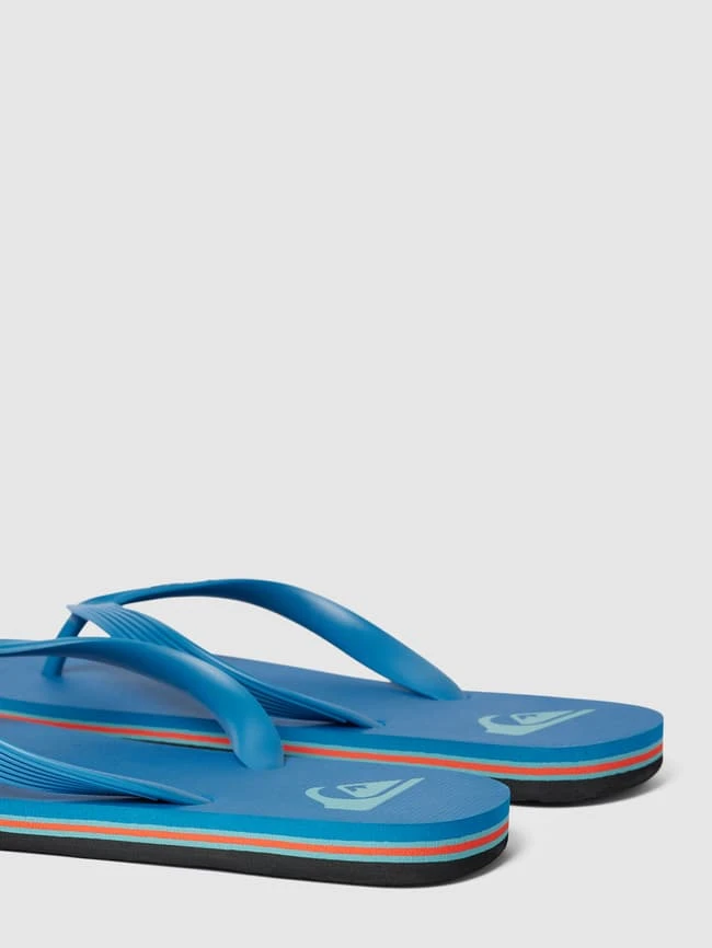 Quiksilver Zehentrenner Mit Label-Details Modell 'MOLOKAI CORE' - Blau 2 Quiksilver Zehentrenner Mit Label-Details Modell 'MOLOKAI CORE' - Blau – Bild 2