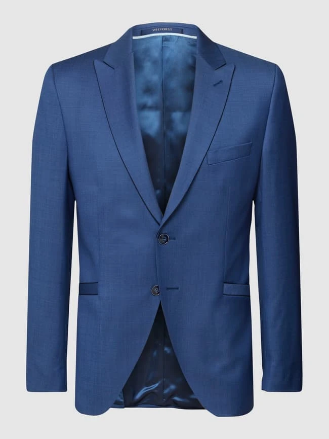 Wilvorst 2-Knopf-Sakko Mit Reverskragen - Blau 2 Wilvorst 2-Knopf-Sakko Mit Reverskragen - Blau – Bild 2