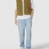 Alpha Industries Weste Mit Label-Details Modell 'MILITARY' - Olivgrün