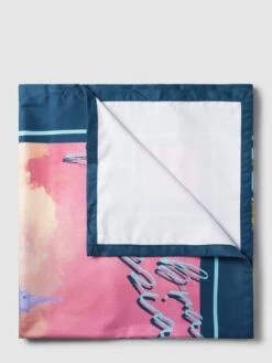 Zeybra Handtuch Mit Allover-Print Modell 'Telo Mare' - Pink