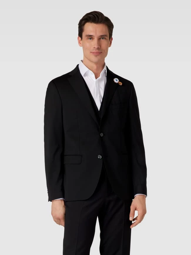 Baldessarini Sakko Mit Label-Detail Modell 'Serano' - Marineblau 4 Baldessarini Sakko Mit Label-Detail Modell 'Serano' - Marineblau – Bild 4