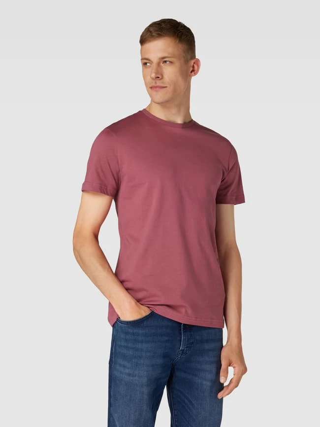 Christian Berg Men T-Shirt Aus Baumwolle Mit Rundhalsausschnitt - Metallic Rosa 4 Christian Berg Men T-Shirt Aus Baumwolle Mit Rundhalsausschnitt - Metallic Rosa – Bild 4