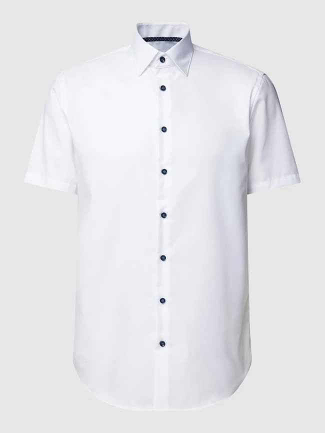 Christian Berg Men Business-Hemd Mit 1/2-Arm - Weiß 2 Christian Berg Men Business-Hemd Mit 1/2-Arm - Weiß – Bild 2