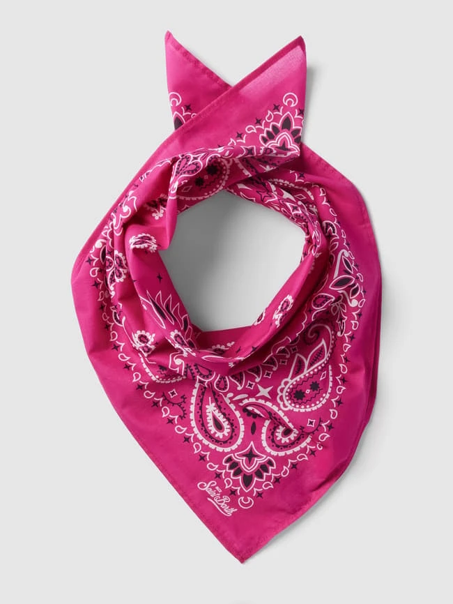 MC2 Saint Barth Schal Mit Label-Print Modell 'FOULARD' - Pink 1 MC2 Saint Barth Schal Mit Label-Print Modell 'FOULARD' - Pink