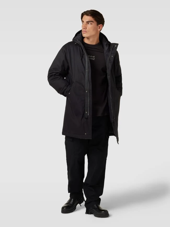 Marc O'Polo Denim Parka Mit Verdecktem Reißverschluss - Schwarz 1 Marc O'Polo Denim Parka Mit Verdecktem Reißverschluss - Schwarz