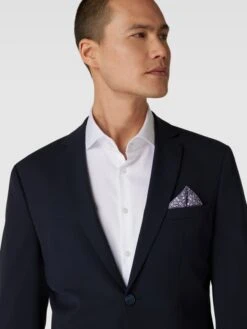 Verugia Einstecktuch Mit Allover-Muster - Lila