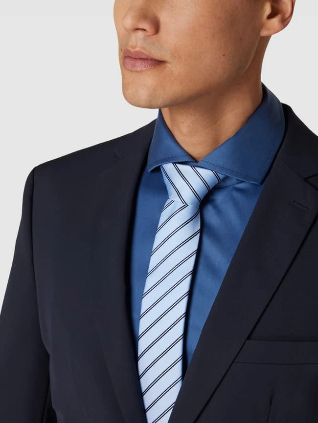 Monti Krawatte Aus Reiner Seide (7 Cm) - Bleu 1 Monti Krawatte Aus Reiner Seide (7 Cm) - Bleu