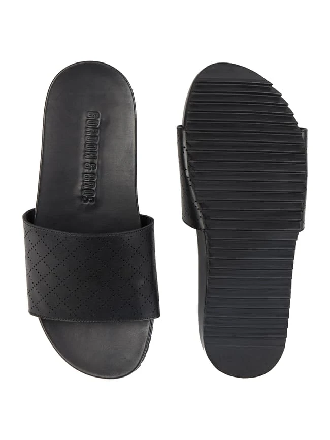 Gordon & Bros Pantolette Aus Leder Modell 'Storm' - Schwarz 4 Gordon & Bros Pantolette Aus Leder Modell 'Storm' - Schwarz – Bild 4