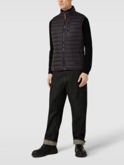 Camel Active Steppweste Mit Stehkragen - Anthrazit