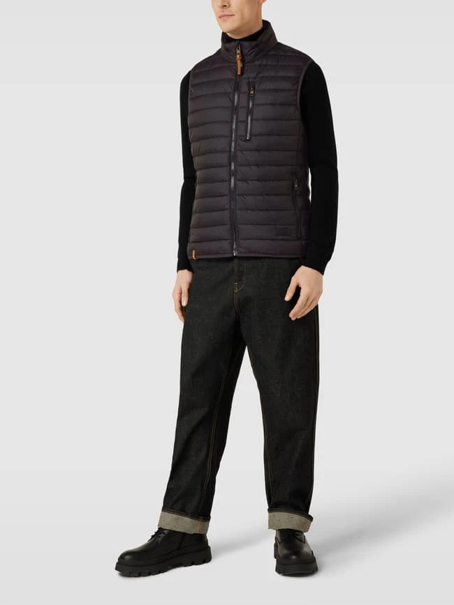 Camel Active Steppweste Mit Stehkragen - Anthrazit 1 Camel Active Steppweste Mit Stehkragen - Anthrazit