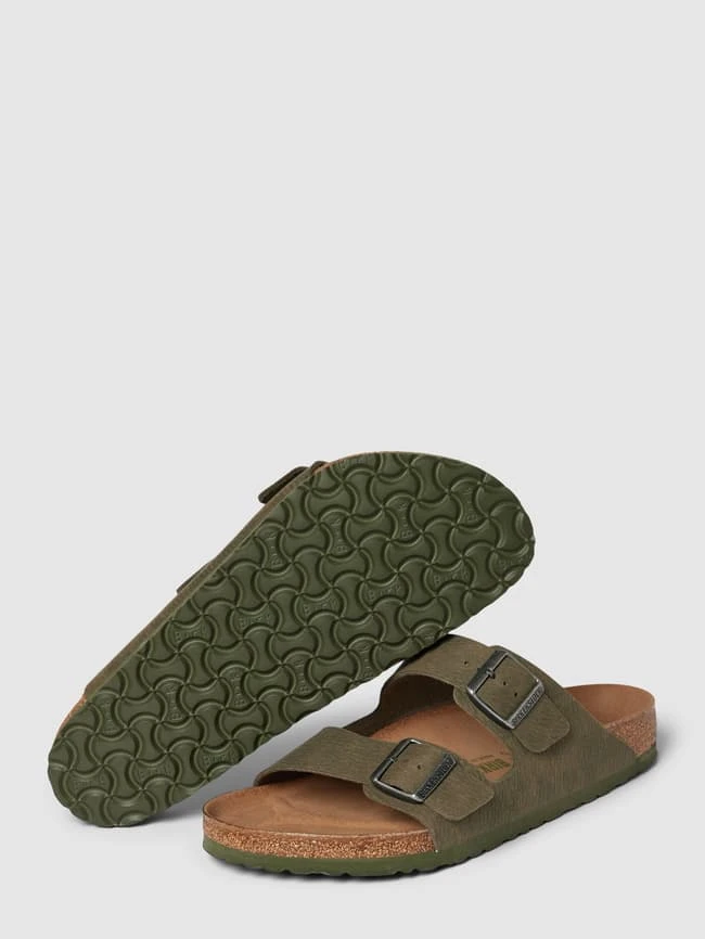 Birkenstock Slides Mit Dornschließen Modell 'Arizona' - Olivgrün 4 Birkenstock Slides Mit Dornschließen Modell 'Arizona' - Olivgrün – Bild 4