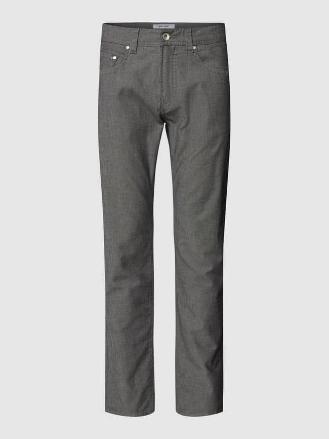 Pierre Cardin Hose Mit Label-Detail Modell 'Lyon' - Mittelgrau 2 Pierre Cardin Hose Mit Label-Detail Modell 'Lyon' - Mittelgrau – Bild 2