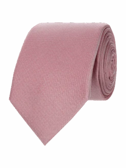 Blick Krawatte Aus Reiner Seide (6,5 Cm) - Altrosa