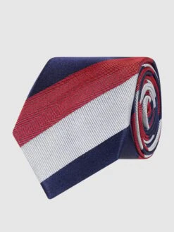 Eterna Krawatte Aus Reiner Seide (6 Cm) - Rot