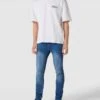 Blend Slim Fit Jeans Mit Label-Patch Modell 'Jet' - Bleu