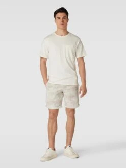 MCNEAL Shorts Mit Floralem Muster - Offwhite Meliert