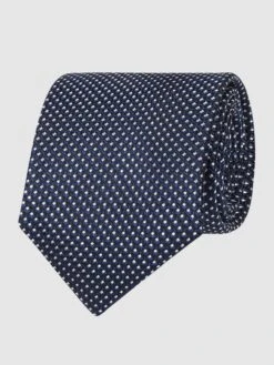 Willen Krawatte Aus Reiner Seide (7 Cm) - Marineblau