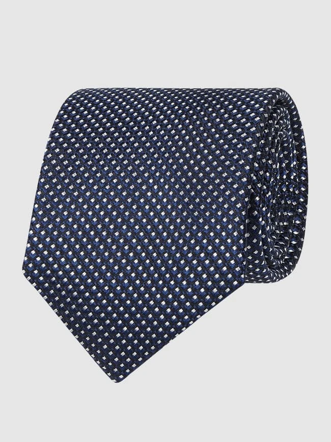 Willen Krawatte Aus Reiner Seide (7 Cm) - Marineblau 1 Willen Krawatte Aus Reiner Seide (7 Cm) - Marineblau