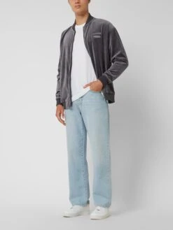 FILA Sweatjacke Aus Nicki Modell 'Comacchio' - Anthrazit