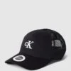 Calvin Klein Jeans Trucker Cap Mit Label-Stitching - Schwarz