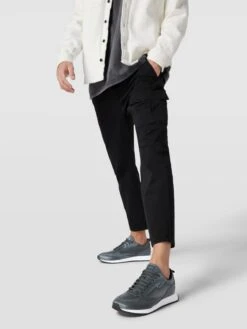 HUGO Sneaker Mit Label-Details Modell 'Icelin_Runn' - Silber