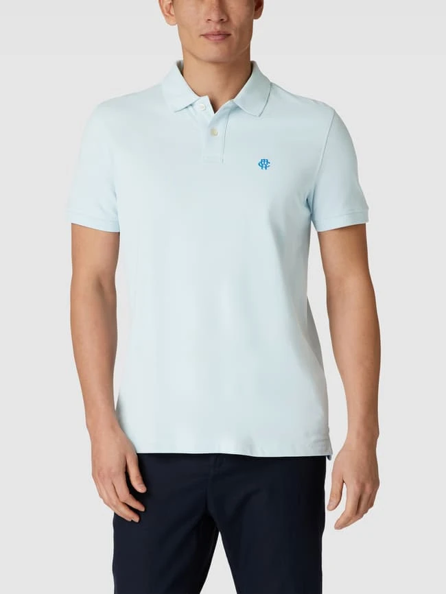 MCNEAL Poloshirt Mit Logo-Stitching - Hellblau 4 MCNEAL Poloshirt Mit Logo-Stitching - Hellblau – Bild 4
