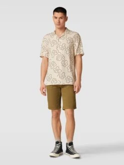 Blend Chino-Shorts Mit Französischen Eingrifftaschen - Haselnuss Braun