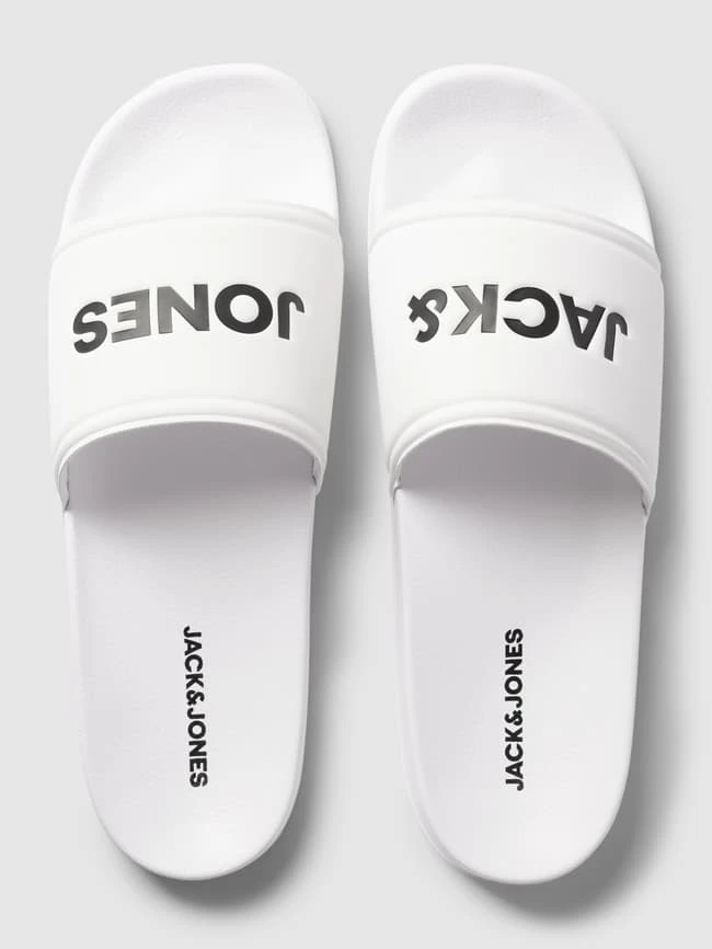 Jack & Jones Slides Mit Logo-Print Modell 'LARRY' - Weiß 4 Jack & Jones Slides Mit Logo-Print Modell 'LARRY' - Weiß – Bild 4
