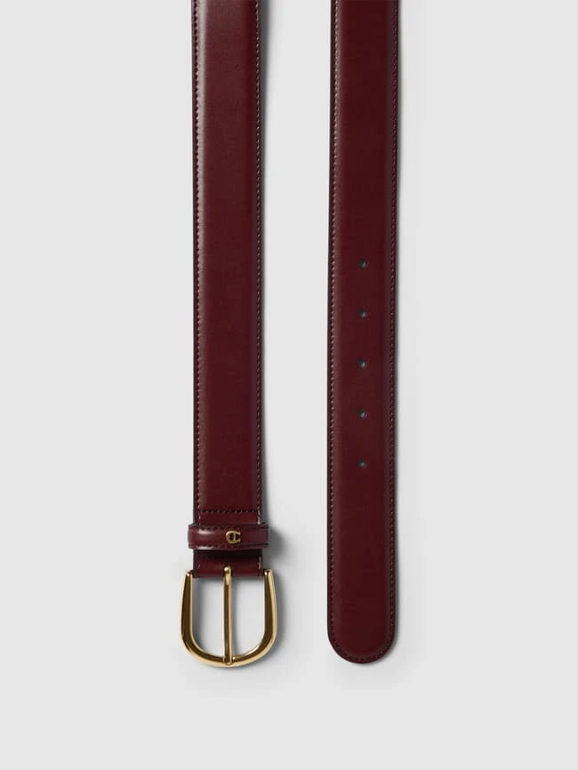 Aigner Gürtel Mit Label-Applikation Modell 'Business' - Bordeaux Rot 3 Aigner Gürtel Mit Label-Applikation Modell 'Business' - Bordeaux Rot – Bild 3