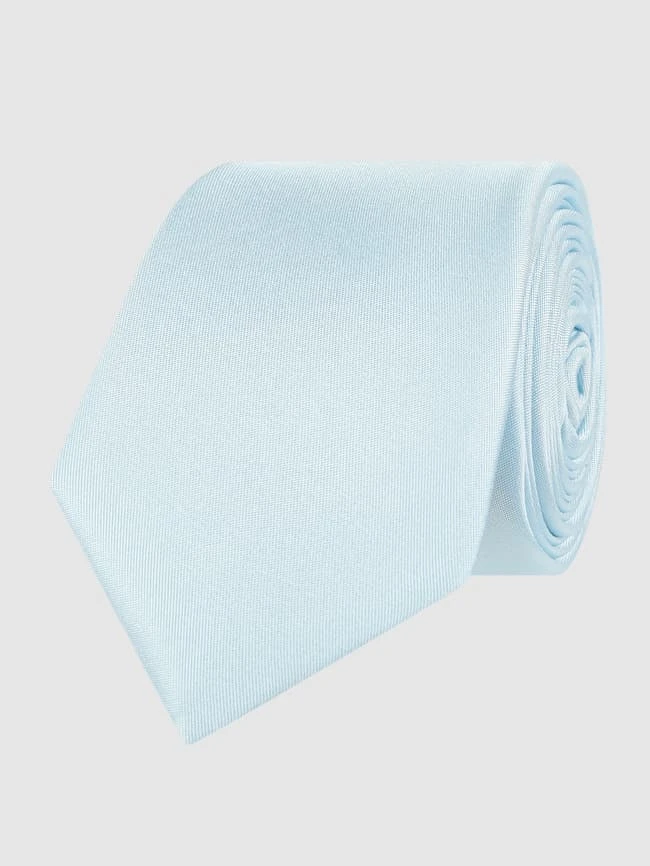 Monti Krawatte Aus Reiner Seide (6 Cm) - Aqua Blau 1 Monti Krawatte Aus Reiner Seide (6 Cm) - Aqua Blau