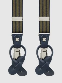 Willen Hosenträger In Y-Form - Olivgrün