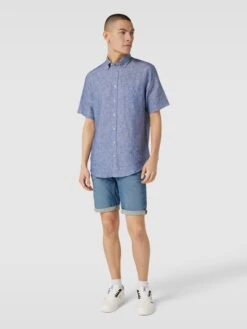 Only & Sons Bermudas Mit 5-Pocket-Design Modell 'PLY' - Blau