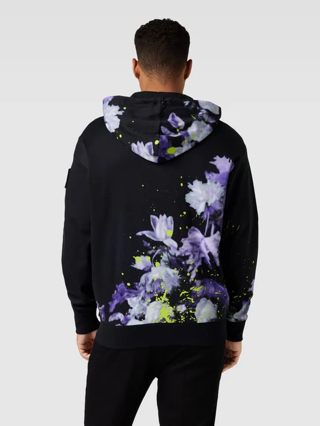 BOSS Green Sweatjacke Aus Reiner Baumwolle Mit Kapuze Modell 'Lotus' - Schwarz 5 BOSS Green Sweatjacke Aus Reiner Baumwolle Mit Kapuze Modell 'Lotus' - Schwarz – Bild 5