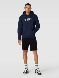 ADIDAS SPORTSWEAR Hoodie Mit Känguru-Tasche - Marineblau