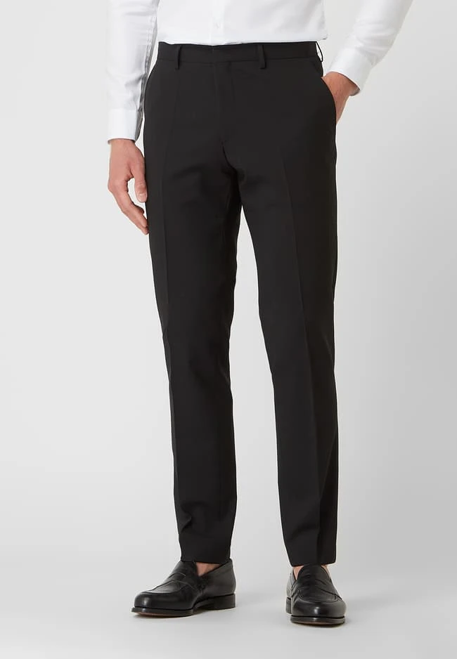 Roy Robson Slim Fit Anzug Mit 2-Knopf-Sakko - Schwarz 5 Roy Robson Slim Fit Anzug Mit 2-Knopf-Sakko - Schwarz – Bild 5