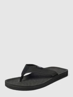 ONeill Zehentrenner In Flecht-Optik Mit Label-Patch Modell 'CHAD' - Schwarz