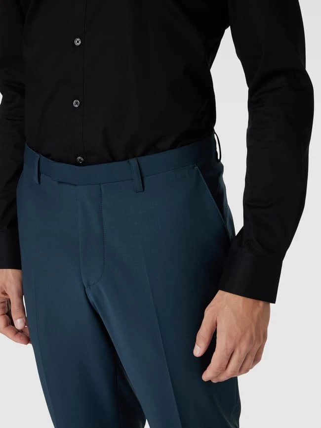 Cinque Anzughose Mit Haken- Und Reißverschluss Modell 'Monopoli' - Petrol 3 Cinque Anzughose Mit Haken- Und Reißverschluss Modell 'Monopoli' - Petrol – Bild 3