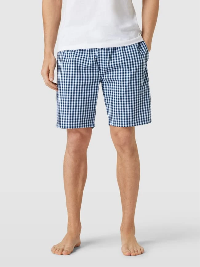 Götzburg Wäsche Pyjama-Shorts Mit Knopfverschluss - Dunkelblau 4 Götzburg Wäsche Pyjama-Shorts Mit Knopfverschluss - Dunkelblau – Bild 4